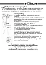 Preview for 5 page of Forch 5375 30 Manual