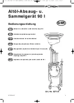 Preview for 1 page of Forch 5375 9 Manual