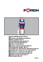 Preview for 1 page of Forch 5379 1 Manual