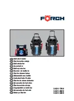 Forch 5439 1700 Manual preview