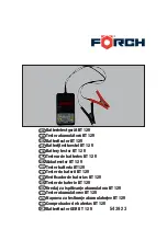 Предварительный просмотр 1 страницы Forch 5439 23 Operating Instructions Manual