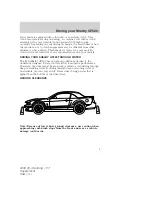 Предварительный просмотр 9 страницы Ford 05+ Mustang 2008 Supplement Manual