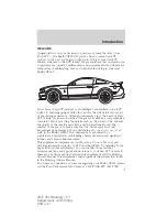 Предварительный просмотр 3 страницы Ford 05+ Mustang 2012 Supplement Manual