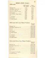 Предварительный просмотр 13 страницы Ford 1952 F Series Service Specifications Handbook