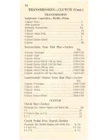 Предварительный просмотр 26 страницы Ford 1952 F Series Service Specifications Handbook