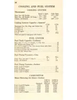 Предварительный просмотр 28 страницы Ford 1952 F Series Service Specifications Handbook