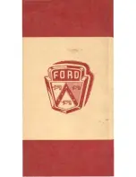 Предварительный просмотр 35 страницы Ford 1952 F Series Service Specifications Handbook