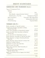 Предварительный просмотр 10 страницы Ford 1961 Comet Service Specifications Handbook