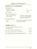 Предварительный просмотр 12 страницы Ford 1961 Comet Service Specifications Handbook