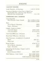 Предварительный просмотр 20 страницы Ford 1961 Comet Service Specifications Handbook