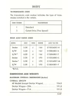 Предварительный просмотр 52 страницы Ford 1961 Comet Service Specifications Handbook