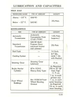 Предварительный просмотр 56 страницы Ford 1961 Comet Service Specifications Handbook