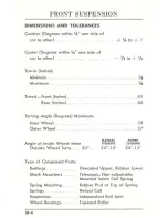 Предварительный просмотр 61 страницы Ford 1961 Comet Service Specifications Handbook