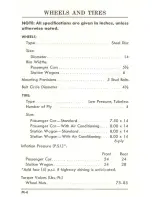 Предварительный просмотр 63 страницы Ford 1961 Comet Service Specifications Handbook