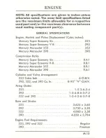 Предварительный просмотр 70 страницы Ford 1961 Comet Service Specifications Handbook