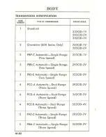 Предварительный просмотр 139 страницы Ford 1961 Comet Service Specifications Handbook