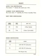 Предварительный просмотр 196 страницы Ford 1961 Comet Service Specifications Handbook