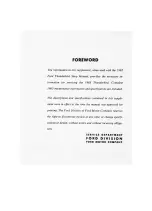 Предварительный просмотр 4 страницы Ford 1963 Thunderbird Shop Manual