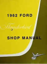 Предварительный просмотр 20 страницы Ford 1963 Thunderbird Shop Manual