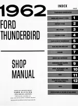 Предварительный просмотр 21 страницы Ford 1963 Thunderbird Shop Manual