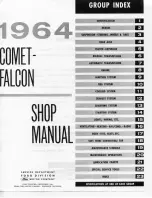 Предварительный просмотр 3 страницы Ford 1964 Falcon Shop Manual