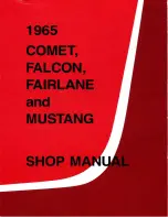 Предварительный просмотр 1 страницы Ford 1965 Fairlane Shop Manual