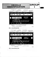 Предварительный просмотр 5 страницы Ford 1965 Fairlane Shop Manual