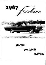 Предварительный просмотр 1 страницы Ford 1967 Fairbane Wiring Diagram