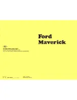 Ford 1974 Maverick Owner'S Manual предпросмотр