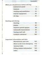 Предварительный просмотр 3 страницы Ford 1995 Galaxy Owner'S Handbook Manual