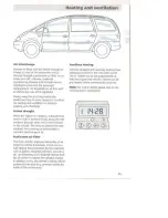 Предварительный просмотр 47 страницы Ford 1995 Galaxy Owner'S Handbook Manual