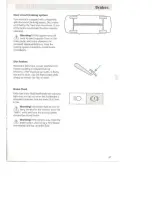 Предварительный просмотр 89 страницы Ford 1995 Galaxy Owner'S Handbook Manual