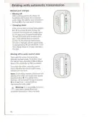 Предварительный просмотр 94 страницы Ford 1995 Galaxy Owner'S Handbook Manual