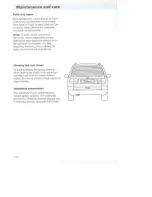 Предварительный просмотр 116 страницы Ford 1995 Galaxy Owner'S Handbook Manual