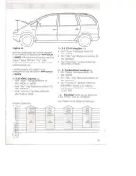 Предварительный просмотр 145 страницы Ford 1995 Galaxy Owner'S Handbook Manual