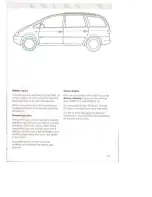 Предварительный просмотр 149 страницы Ford 1995 Galaxy Owner'S Handbook Manual