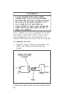 Предварительный просмотр 42 страницы Ford 1996 Escort Manual