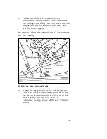 Предварительный просмотр 71 страницы Ford 1996 Escort Manual