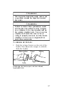 Предварительный просмотр 19 страницы Ford 1996 Mustang Manual