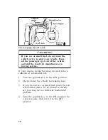 Предварительный просмотр 59 страницы Ford 1996 Mustang Manual