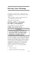 Preview for 173 page of Ford 1996 Mustang Manual