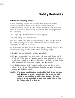 Предварительный просмотр 15 страницы Ford 1996 ranger Owner'S Manual