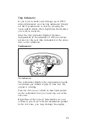 Предварительный просмотр 26 страницы Ford 1996 Thunderbird Owner'S Manual