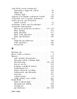 Предварительный просмотр 281 страницы Ford 1996 Thunderbird Owner'S Manual