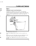 Предварительный просмотр 72 страницы Ford 1997 Contour Manual