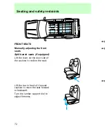 Предварительный просмотр 71 страницы Ford 1997 Expedition Manual