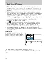 Предварительный просмотр 31 страницы Ford 1997 Explorer Owner'S Manual