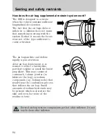 Предварительный просмотр 85 страницы Ford 1997 Explorer Owner'S Manual