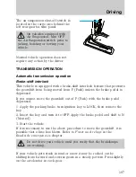 Предварительный просмотр 108 страницы Ford 1997 Explorer Owner'S Manual