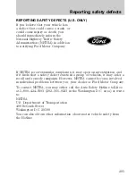 Предварительный просмотр 206 страницы Ford 1997 Explorer Owner'S Manual